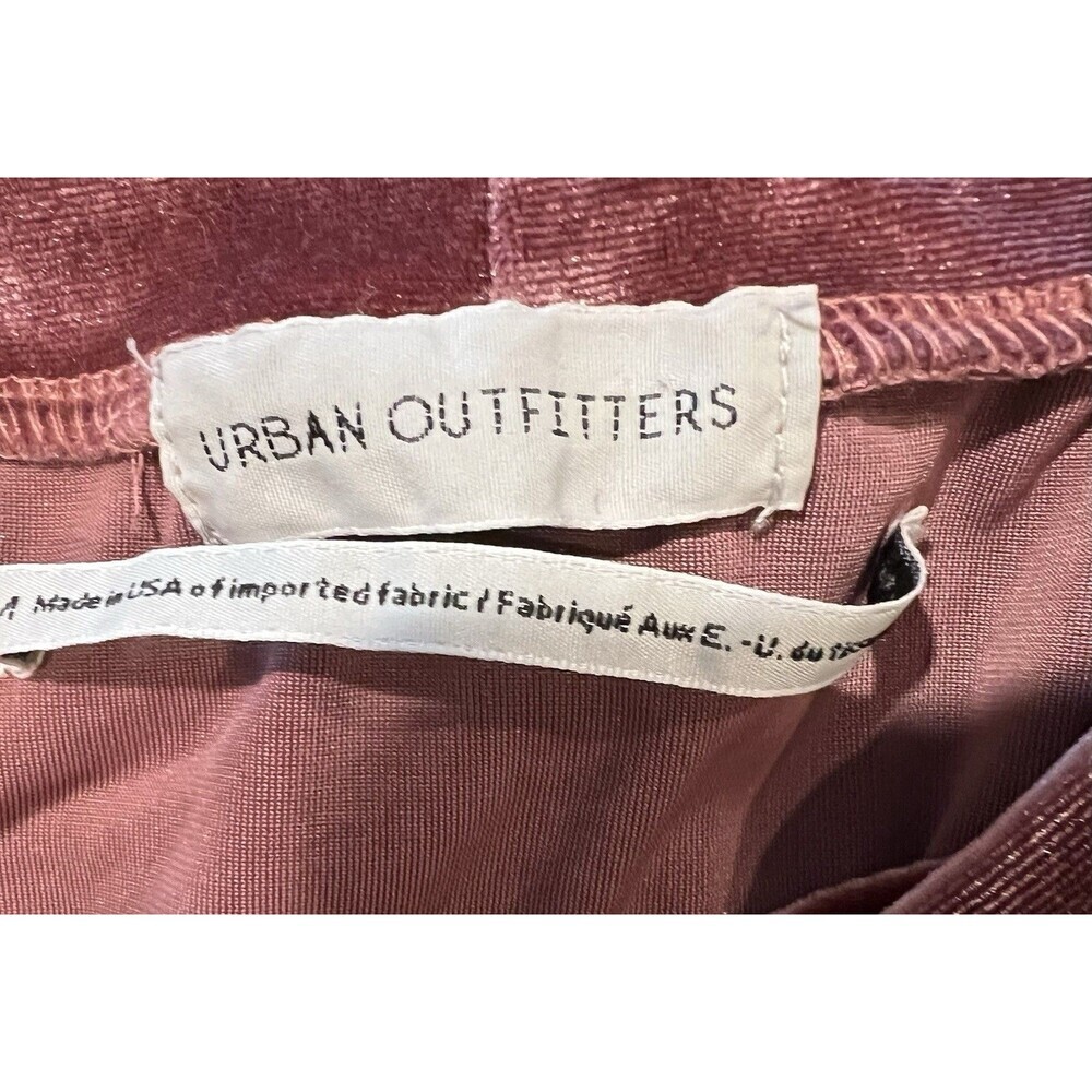 Urban Outfitters, Pink Dress, Velvet , Long Sleeve, Short, Size Medium - Picture 5 of 7